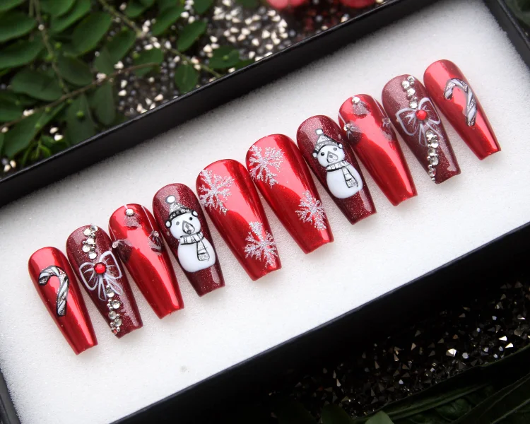 Christmas Luxe Set Press On Nails