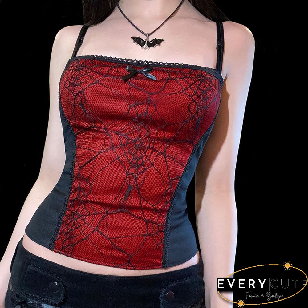 Gothic Aesthetic Bodycon Corset Tops Women Elegant Bra Build Basic Sexy Camisole