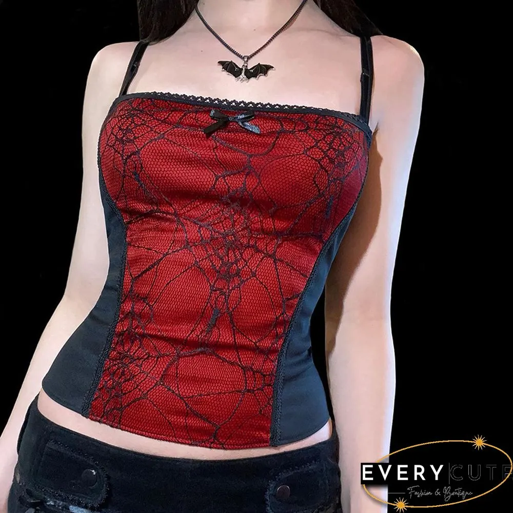 Gothic Aesthetic Bodycon Corset Tops Women Elegant Bra Build Basic Sexy Camisole
