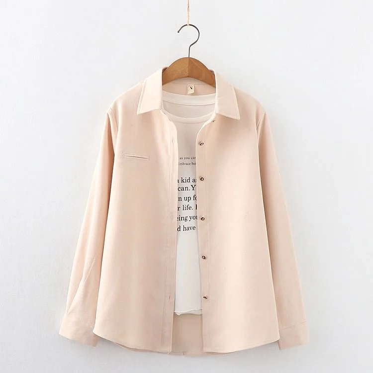 Exquisite Solid Color Women's Shirt 2021Spring New Casual Design Sense Blouses and Tops Young Style Lady Long Sleeve Blouse