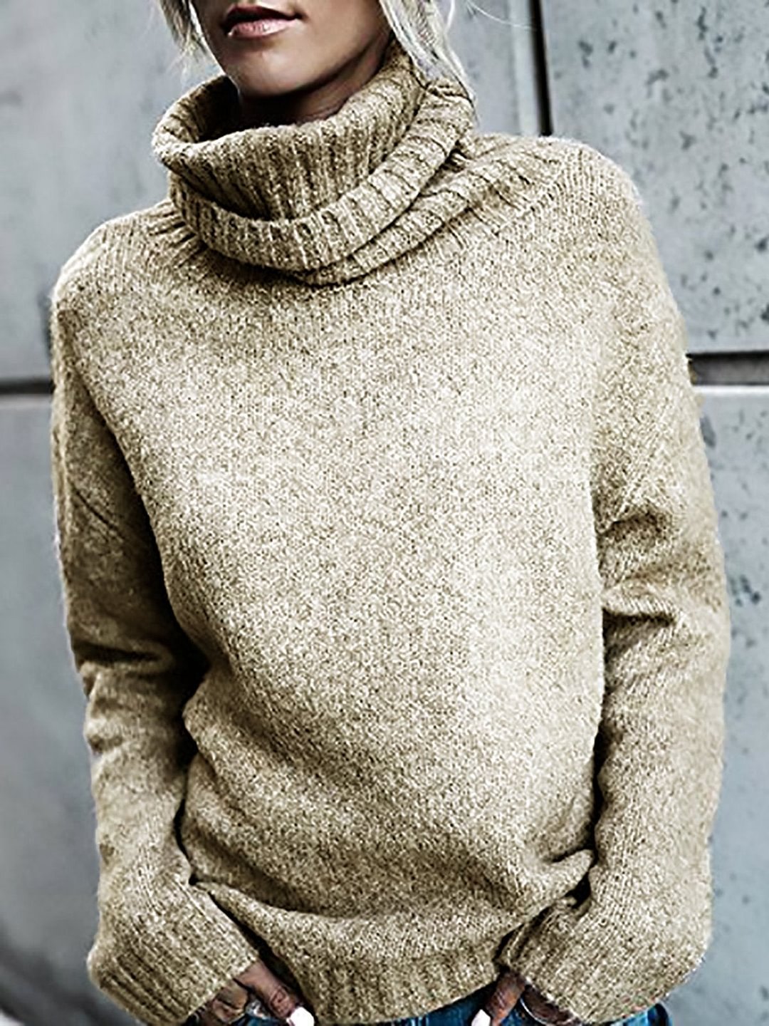 Holiday Shift Turtleneck Long Sleeve Shirts & Tops | EGEMISS