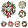 DIY Christmas Wreath Art Acylic Crystal Rhinestone Hanging Craft Kits