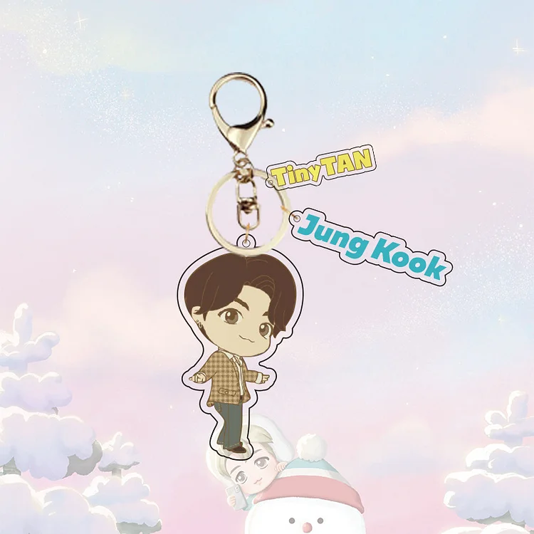 BTS TinyTAN Cute Acrylic Keychain
