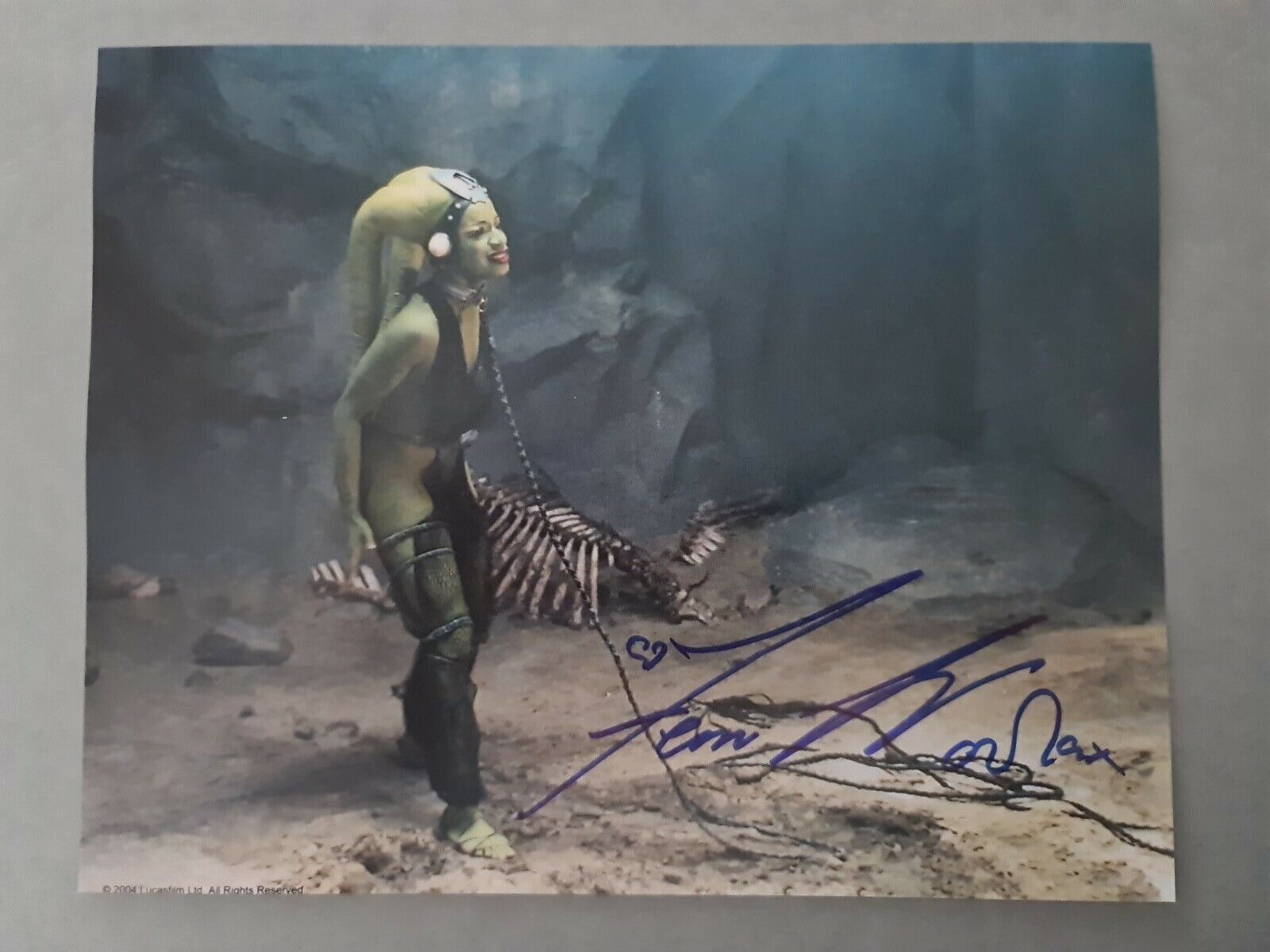 Femi Taylor Signed Photo Poster painting - Oola in Star Wars: Return Of The Jedi 8x10