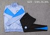 Joyfball 2024/2025 Internazionale Milan Long Zipped Jacket Grey Soccer Jersey 1:1 Thai Quality 