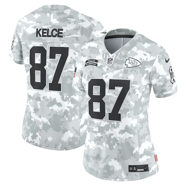 Travis Kelce Kansas City Chiefs Nike Women's 2024 Salute to Service