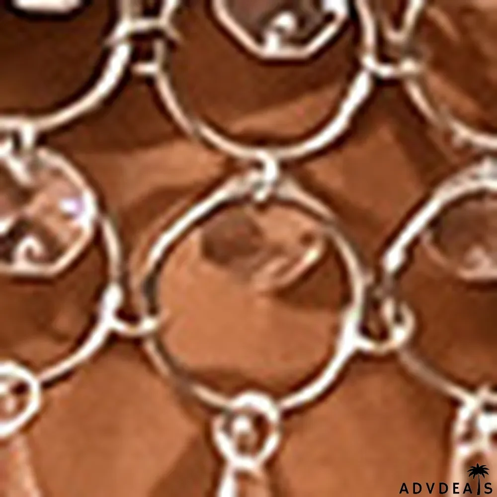 Summer Cutout Shiny Crystal Vest