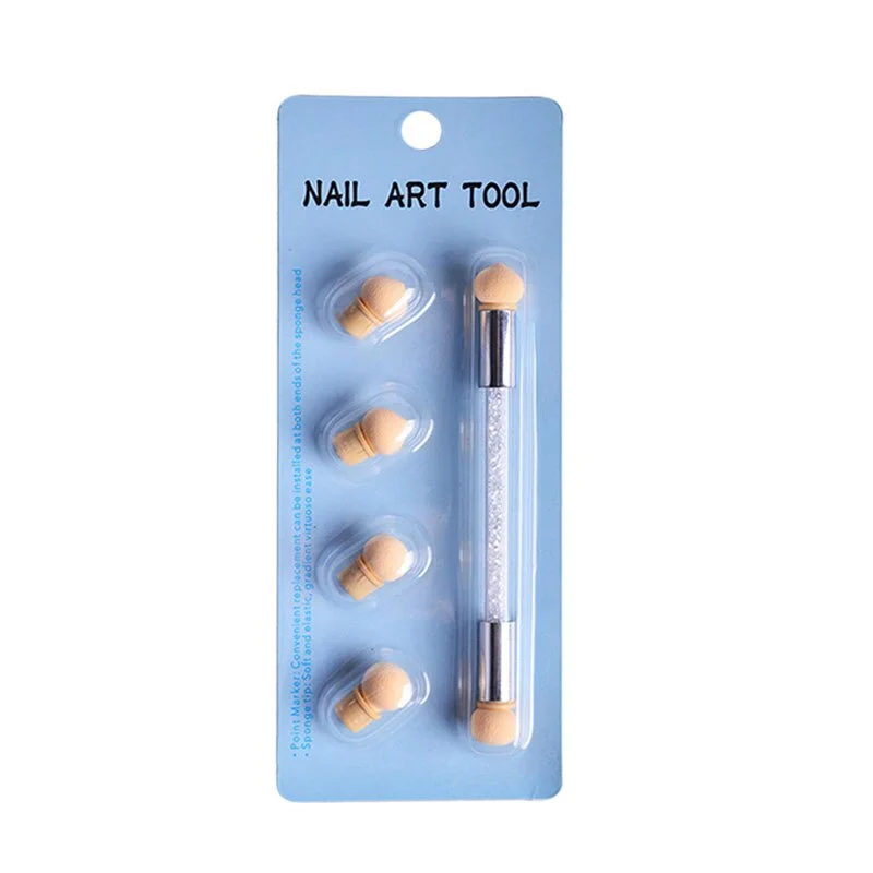 Ombre Effect Nail Art Brush Gradient Drawing Painting Nail Brush Wood Handle Ombre Nails Manicure Tool-Nail Inspo