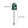 Ultrasonic Animal Repeller 360 Degree Solar IP44 Waterproof for Garden Yard Lawn