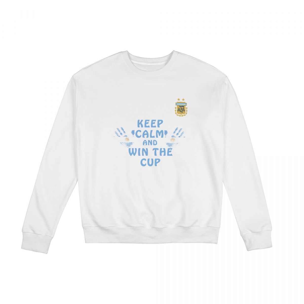 Argentina Keep Calm And Win The Cup Long Sleeve Sweatshirt