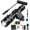 LED Flashlight 5 Modes Rechargeable Flashlight Waterproof Outdoor Portable Torch