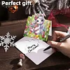 8PCS DIY Diamond Art Greeting Cards Xmas Congratulations Cards & Gifts (Flower)