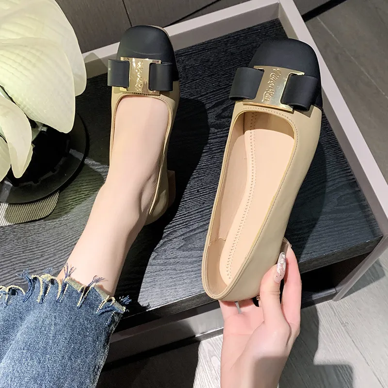 Breakj Breakj Fragrant Wind Coarse Heel Single Shoes Women In The Spring And Autumn Of 2025 New Temperament Light Mouth French High Heels