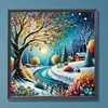 Diamond Painting -DIY Full Round Drill Winter View