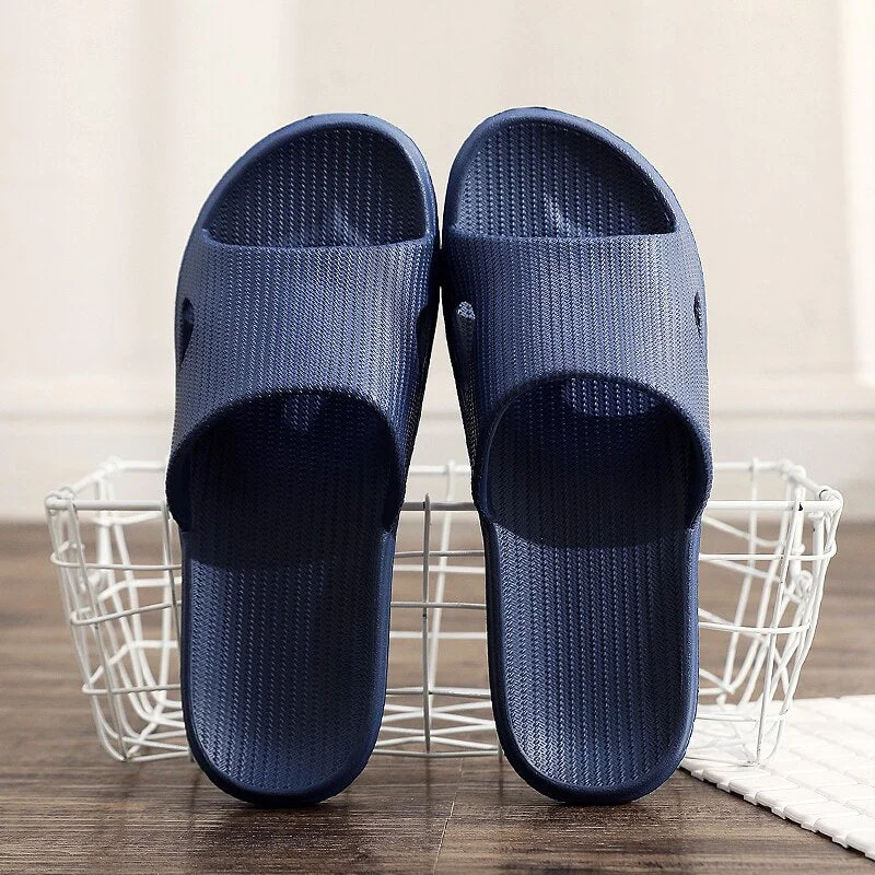 2021 New Slippers Female Indoor Household Simple Bathroom Bath Non-Slip EVA Sole Sandals And Slippers Summer Men's Home Shoes