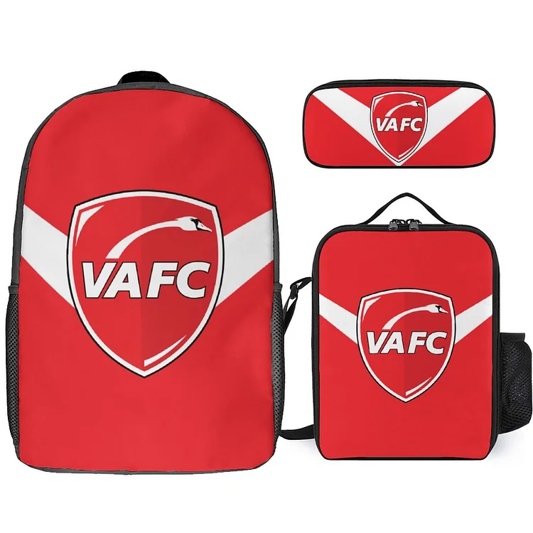 Valenciennes FC Sac D'écolier Sac À Dos Sac À Lunch Sac À Crayons Combinaison Convenant Aux Élèves Du Primaire Et Du Secondaire