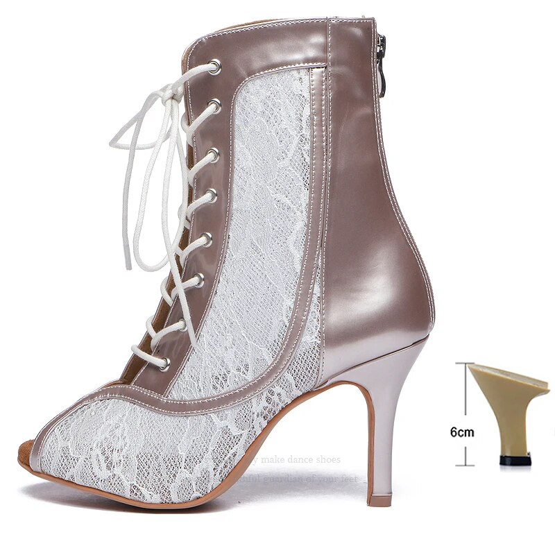 VCshoes Salsa Dance Boots Girl Ballroom Shoes For Women Latin Dance Shoes Square Dance Shoes Latin Shoes For Wedding High Heels