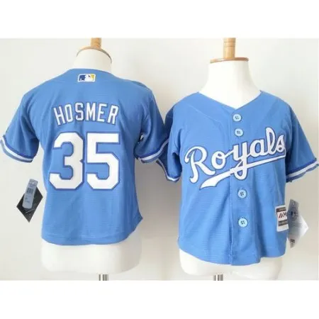 Toddler Royals #35 Eric Hosmer Light Blue Alternate 1 Cool Base Stitched MLB Jersey