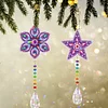 2pcs DIY Special Shaped Crystal Star Suncatcher Diamond Painting Kit