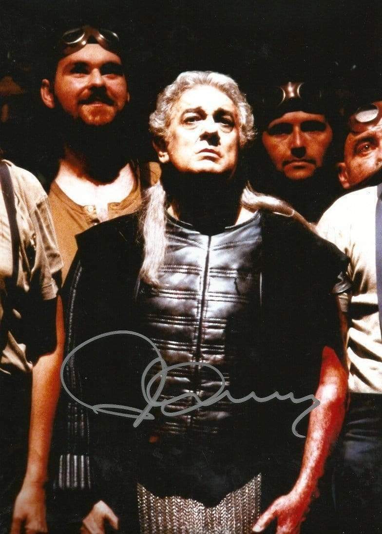 Placido Domingo TENOR and CONDUCTOR autograph, In-Person signed Photo Poster painting