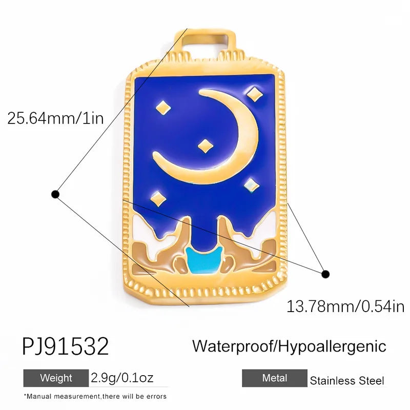 1 Piece 11.1*11.2MM 15.7*17MM 304 Stainless Steel Heart Shape Pendant Chain Jewelry Accessories