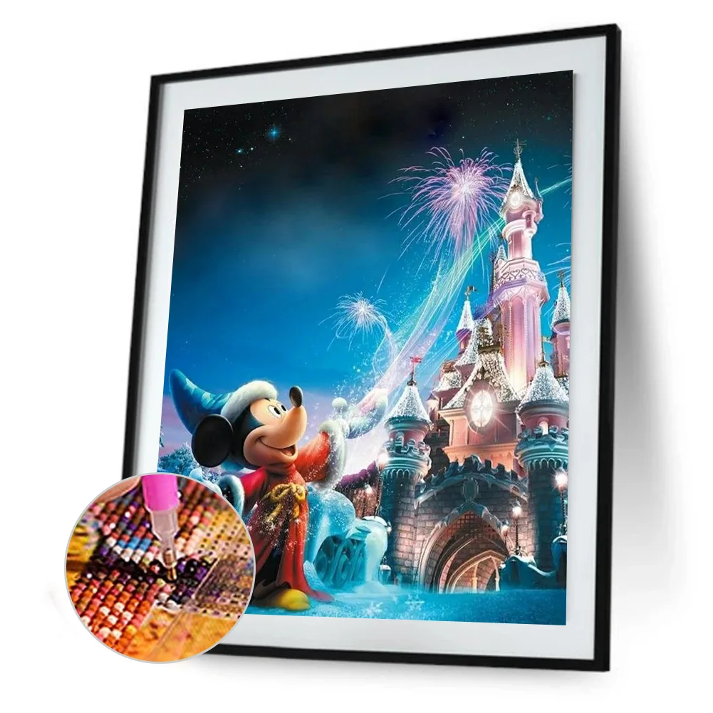 Full Round Diamond Painting 30*40cm - Mickey