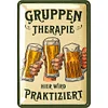 (Multi Style)Wer Bier Trinkt - Metal Tin Signs(8*12Inch) - Bar