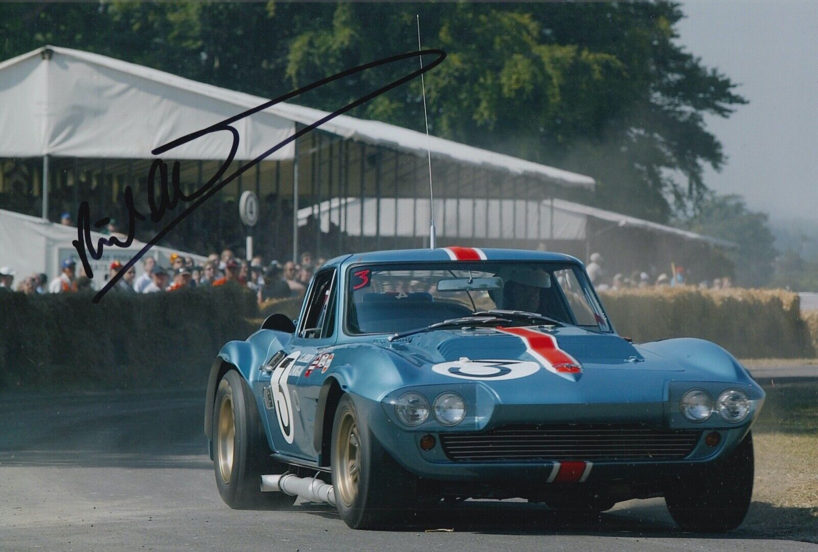 Richard Attwood Hand Signed 12x8 Photo Poster painting Le Mans Autograph 3