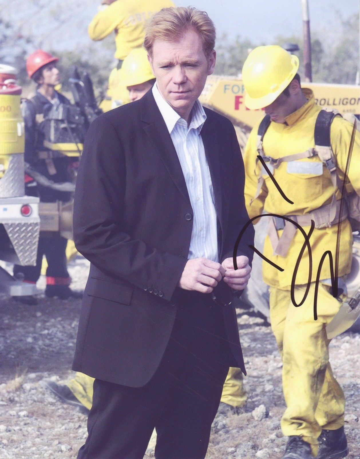 DAVID CARUSO CSI MIAMI AUTOGRAPH SIGNED PP Photo Poster painting POSTER