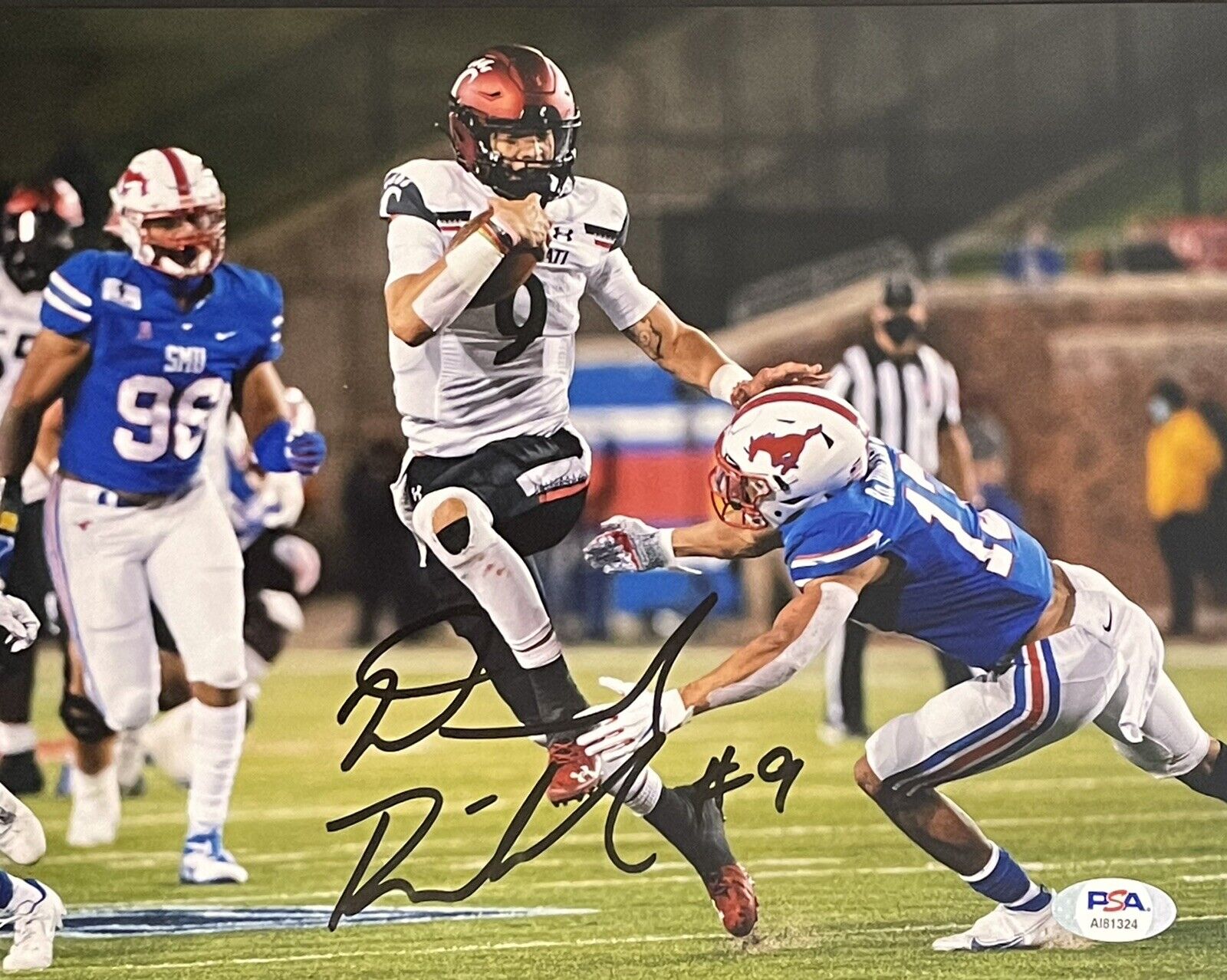 Desmond Ridder Signed Autographed Cincinnati Bearcats 8x10 Photo Poster painting PSA/DNA