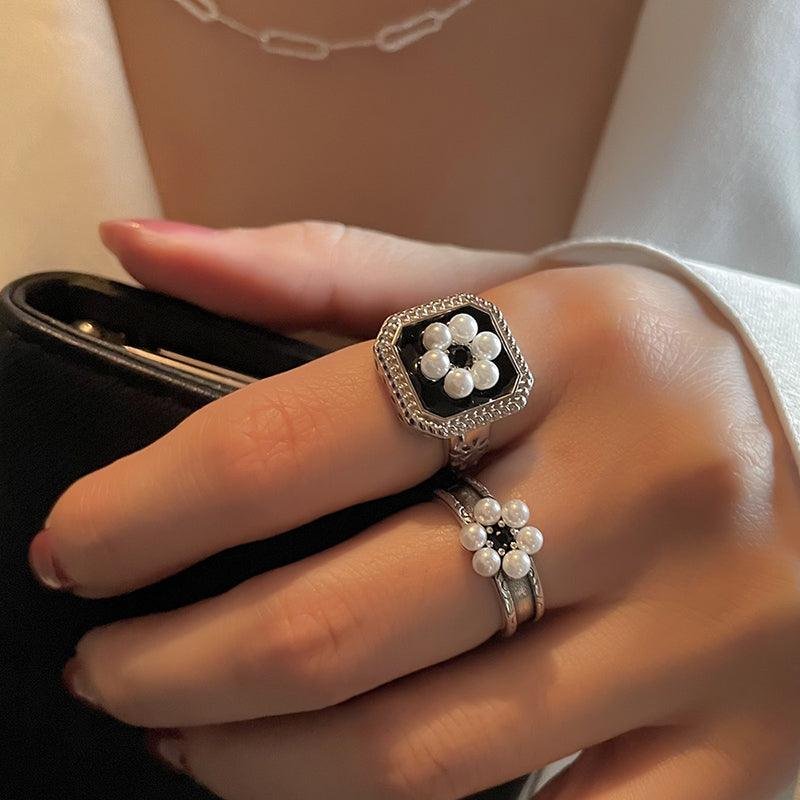 Vintage Open Pearl Ring
