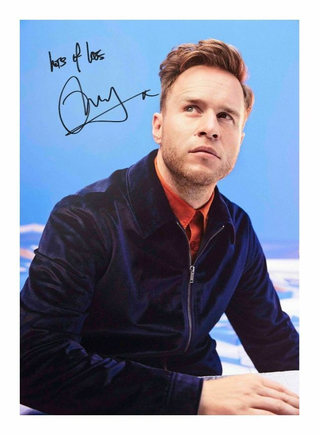 OLLY MURS AUTOGRAPH SIGNED PP Photo Poster painting POSTER