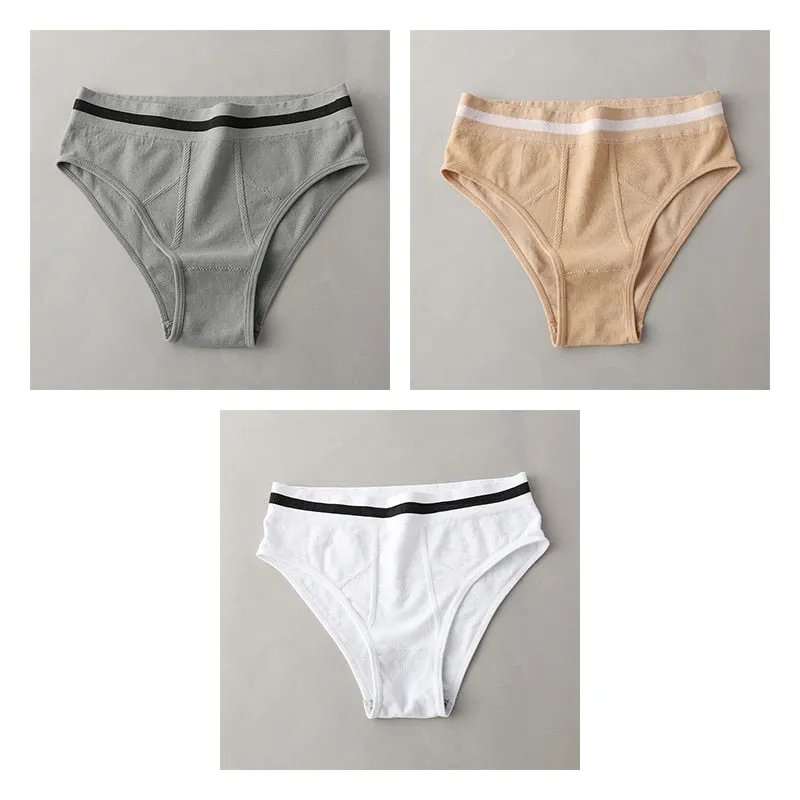 High-Rise Panties For Woman Seamless Sport Briefs Women's Underwear Female Panties Underpants Ladies Intimates New BANNIROU
