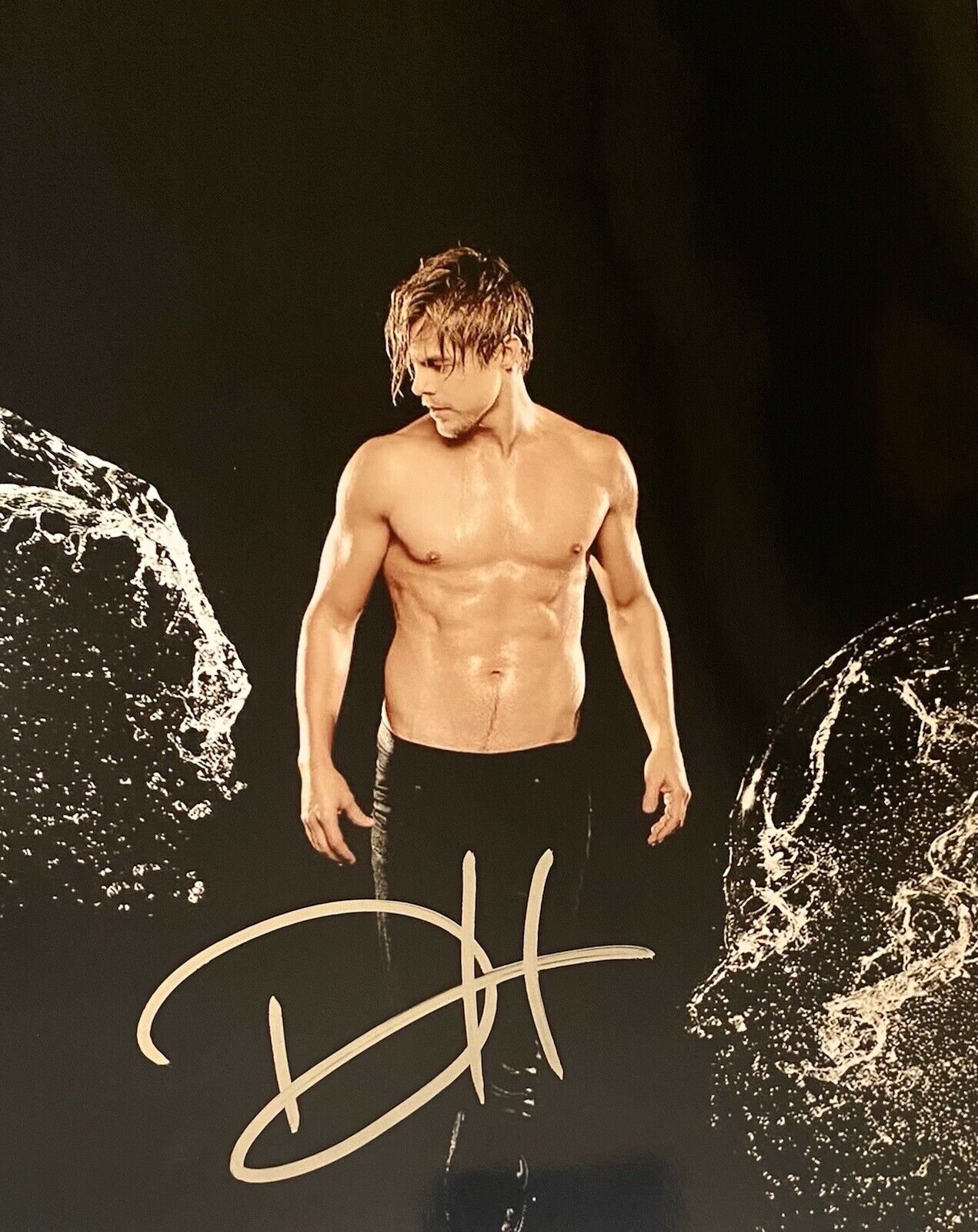 Derek Hough Signed Autographed 8X10 Color Photo Poster painting Sexy Dancing with the stars?