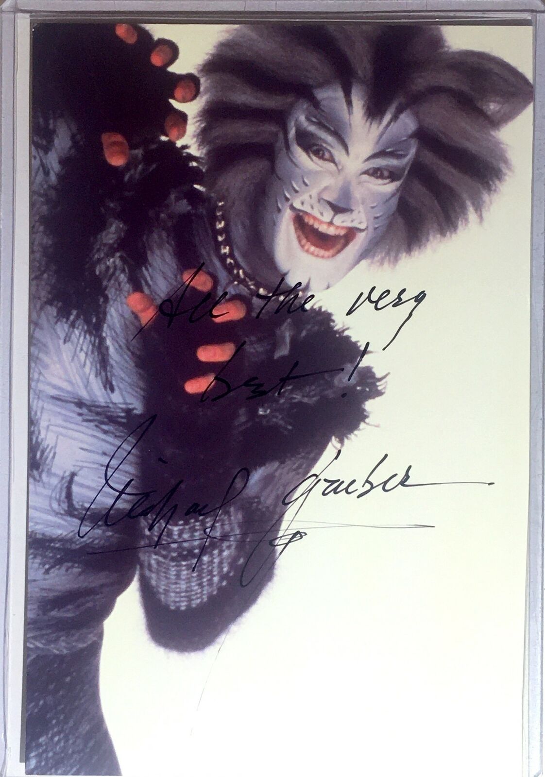 Michael Gruber Signed 4x6 Photo Poster painting Actor Cats