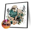 Diamond Painting -5D Full Round Drill Flower Sheep