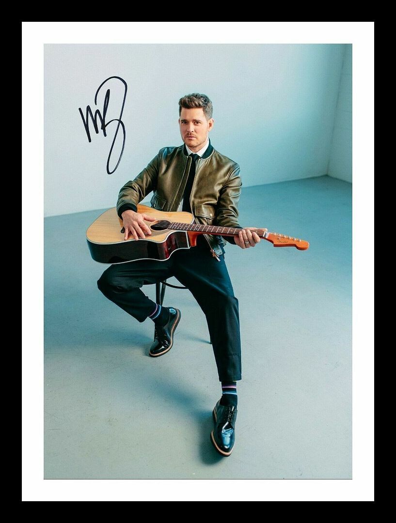 Michael Buble Autograph Signed & Framed Photo Poster painting 6