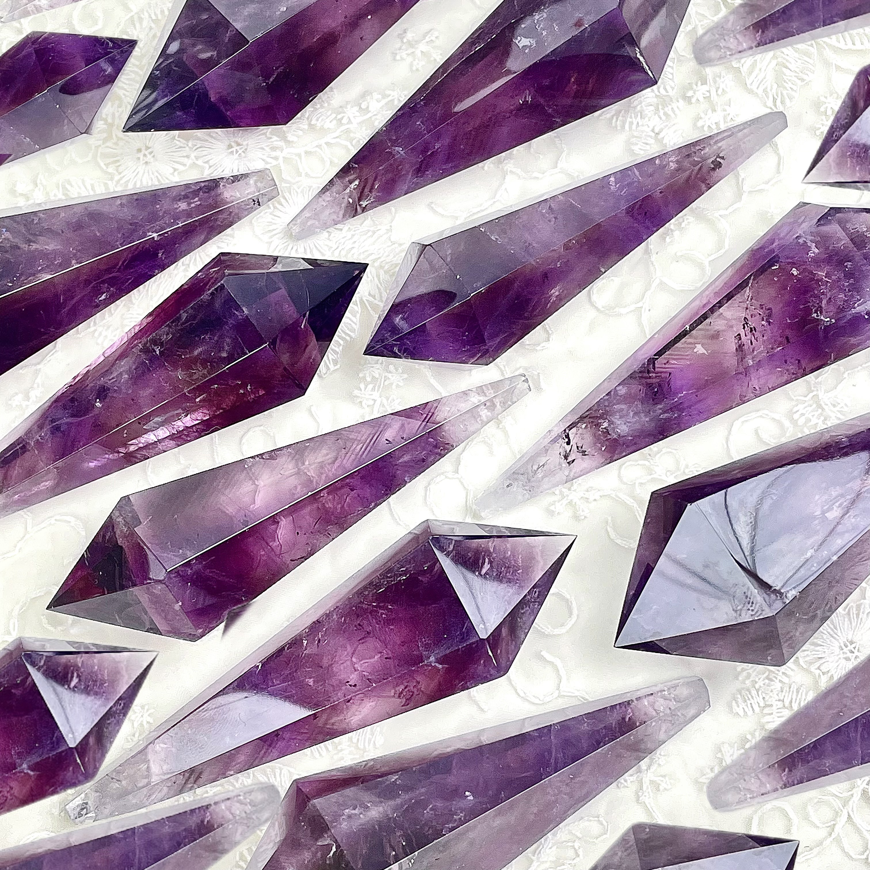 Amethyst Wand 1set