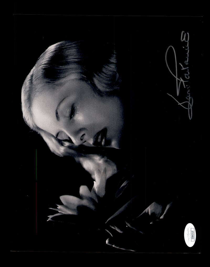 Joan Fontaine JSA Cert Signed 8x10 Photo Poster painting Certified Autograph