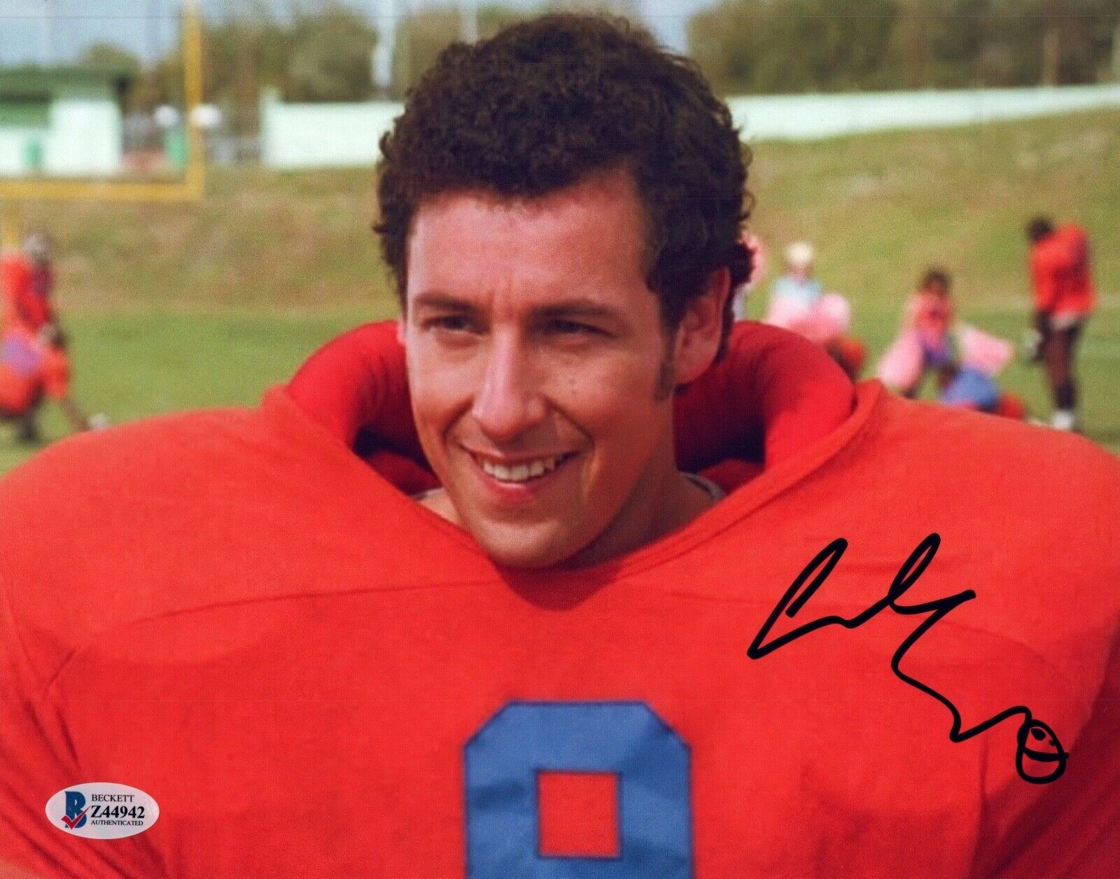 Adam Sandler Signed Autograph 8x10 Photo Poster painting The Waterboy Bobby Boucher Beckett COA