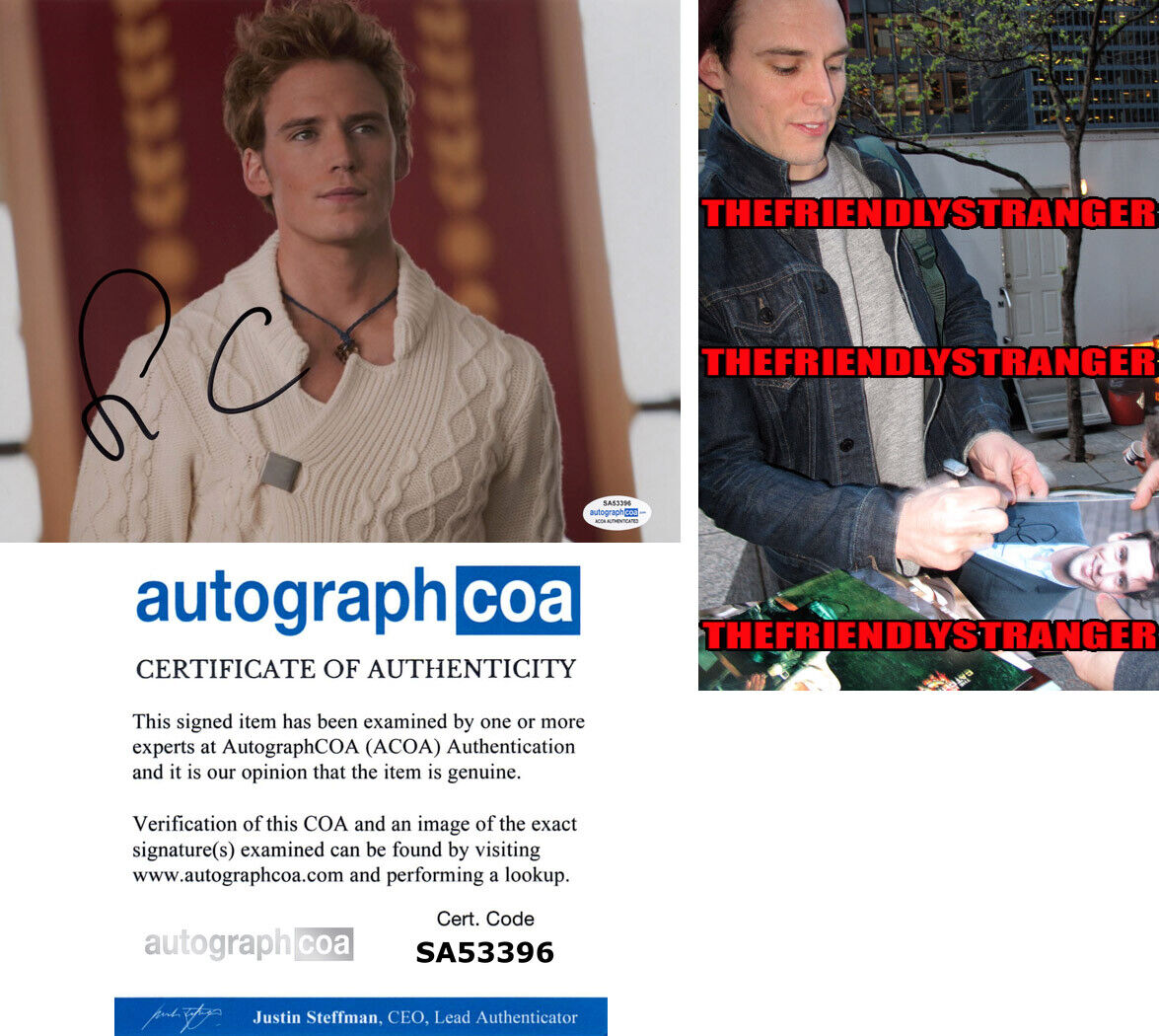 SAM CLAFLIN signed Autographed HUNGER GAMES