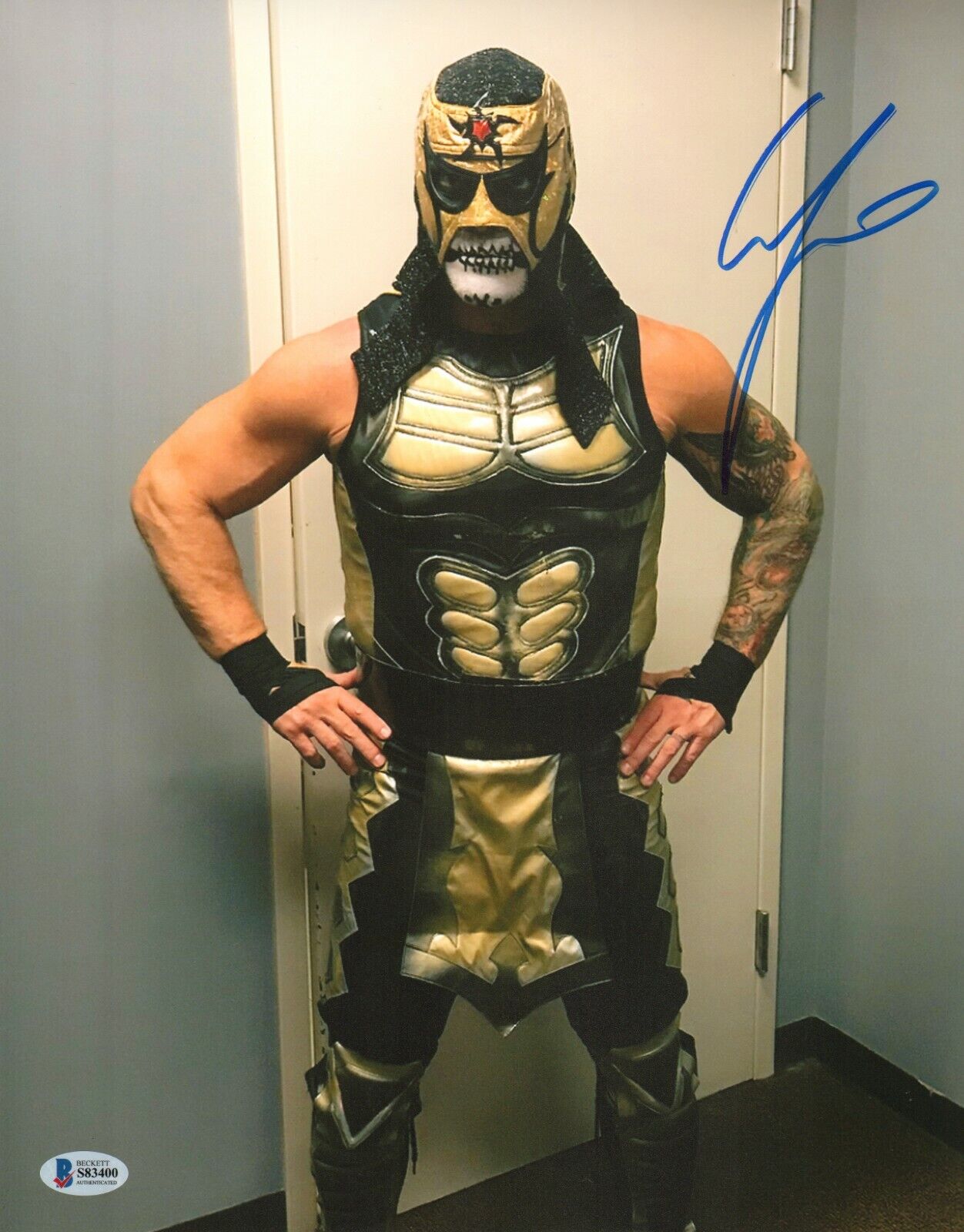 Chris Jericho Signed All In 11x14 Photo Poster painting BAS Beckett COA AEW Pentagon Jr. Picture