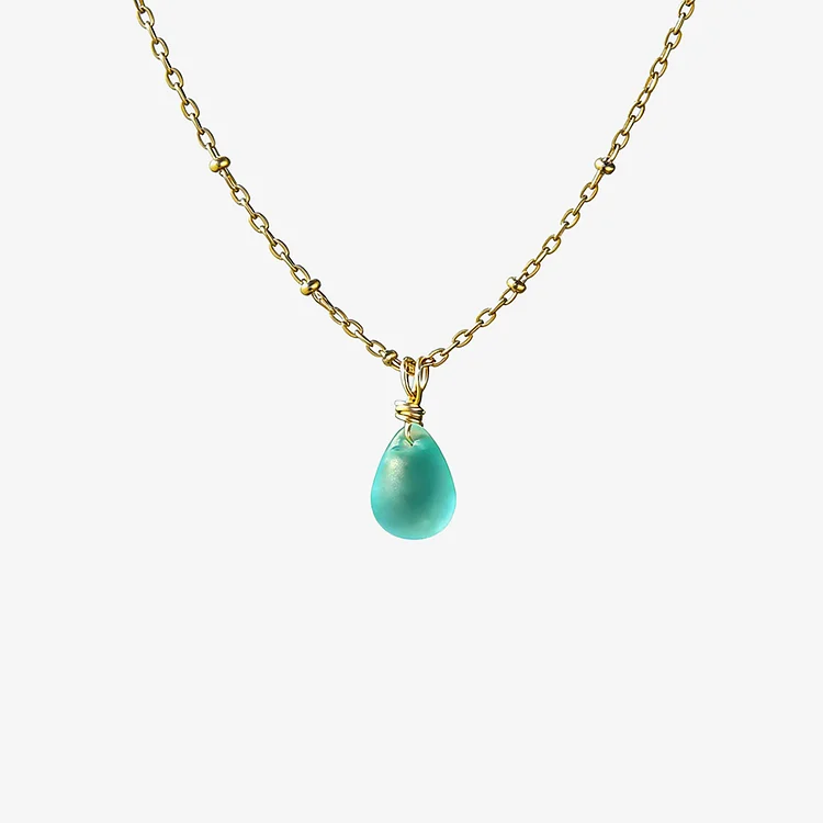 For Friends - Salty Soul Sister Sea Glass Necklace
