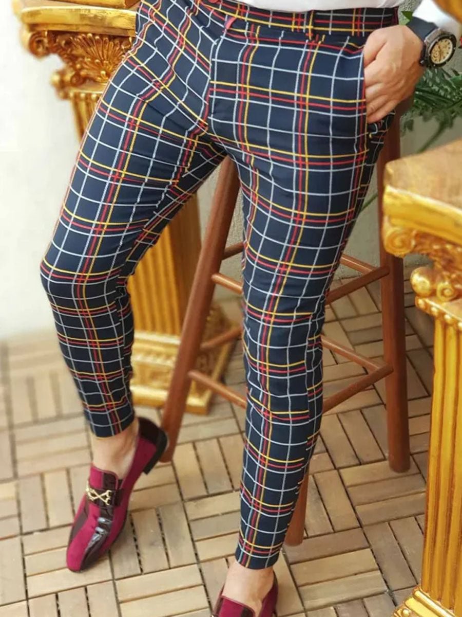 Men's Striped Casual Pants