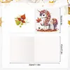 uk.everydayedeals 6Pcs DIY Diamond Painting Greeting Card - Unicorn Family