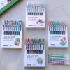 9 Colors Set Retro Morandi 0.5mm Gel Pens School Season Student Office Stationery Highlighter