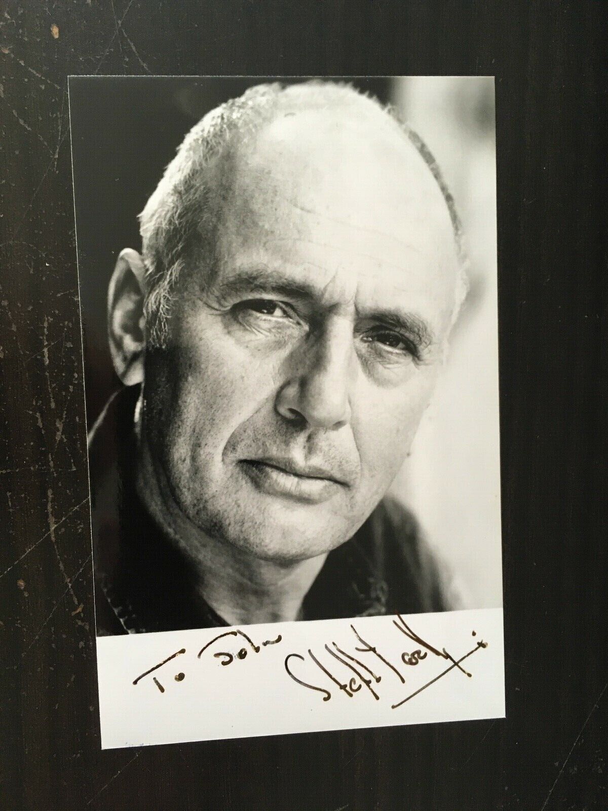 STEPHEN YARDLEY - DR WHO / HOWARDS WAY ACTOR - SUPERB SIGNED Photo Poster paintingGRAPH