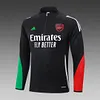 Joyfball 2024/2025 Arsenal Half-Pull Training Suit Black Football Shirt 1:1 Thai Quality