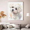 Maltese Dog-11CT Stamped Cross Stitch 40*50cm/15.75*19.69in tapestrymarket