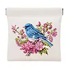 Diamond Painting Flower and Bird PU Storage Bag Coin Purse